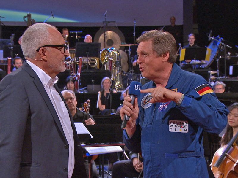 Space Night in Concert II mit Andreas Bönte und Ulrich Walter © Archiv des BR