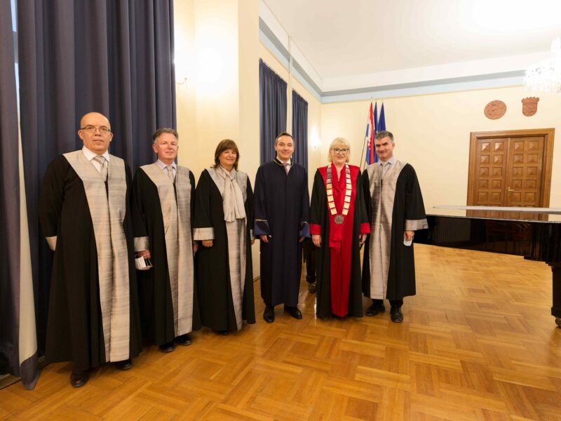Verleihung der Ehrendoktorwürde an I. Repusic (Credit Universität Zadar)