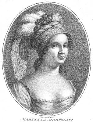 Maria Marcolini, die erste Interpretin des Sigismondo 1814 in Venedig (Sammlung Reto Müller)
